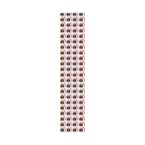Nice List Personalized Photo Wrapping Paper (Pink)